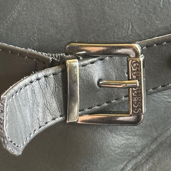 G by Guess Black Buckle Combat Boots - Picture 4 of 11